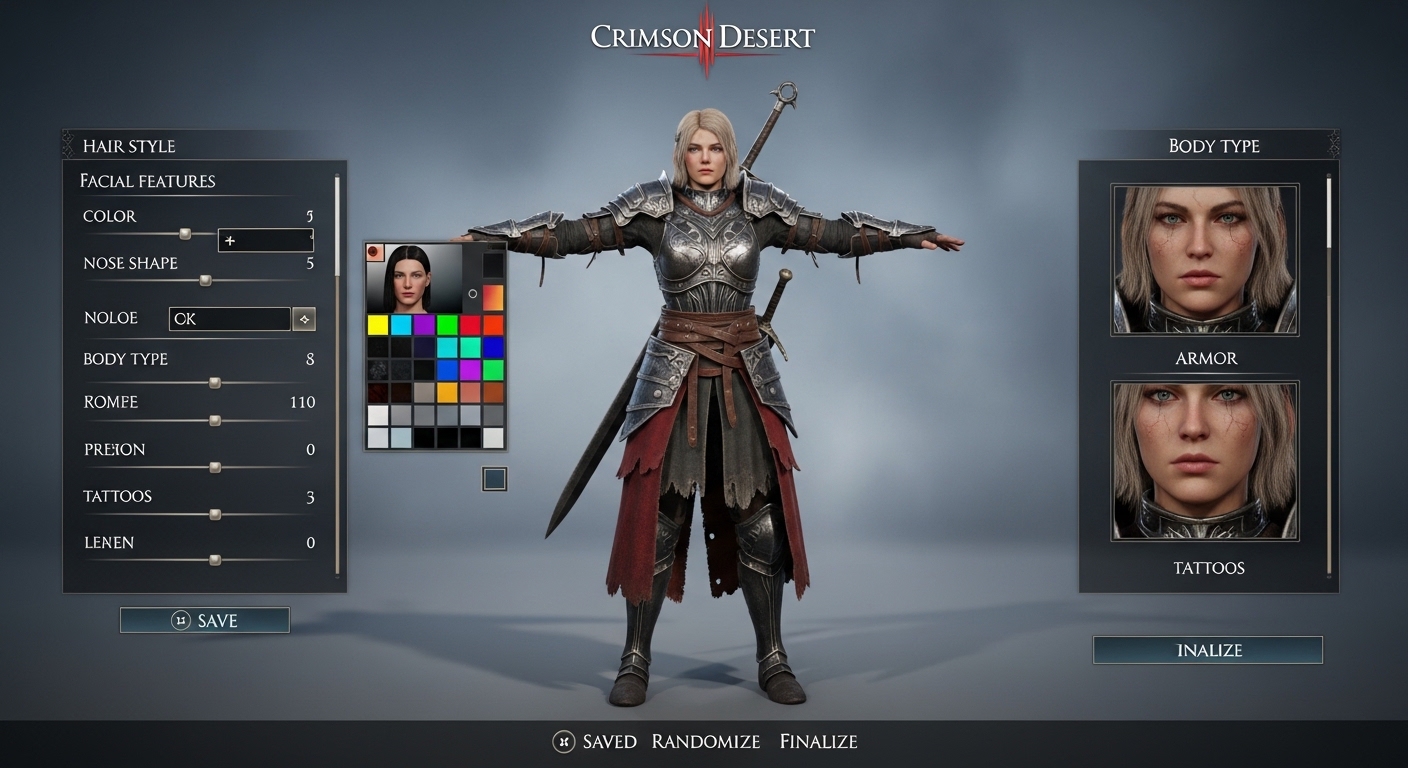 Crimson Desert Character Creation