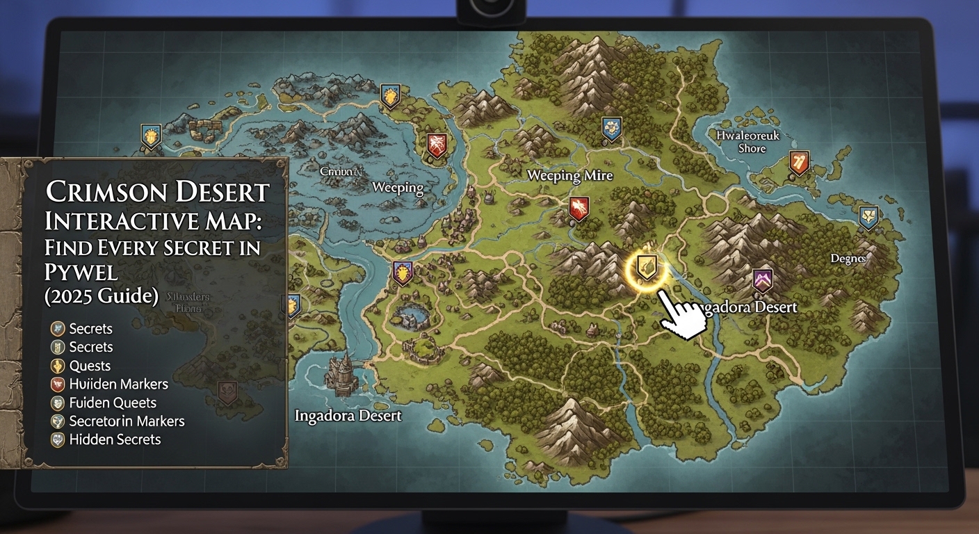Crimson Desert Interactive Map
