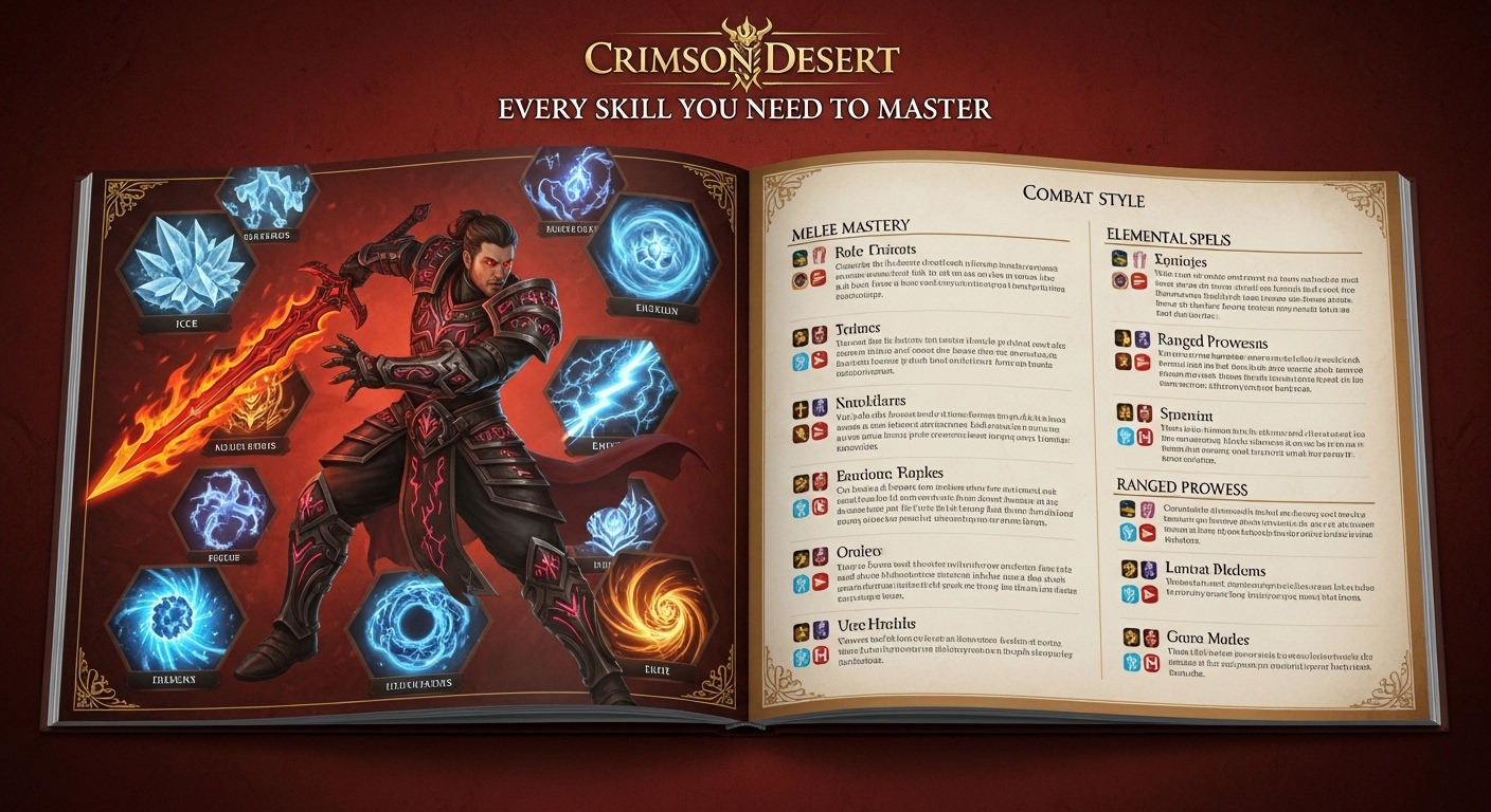Crimson Desert Abilities Guide