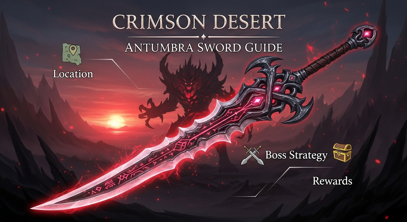 Crimson Desert Antumbra Sword Guide