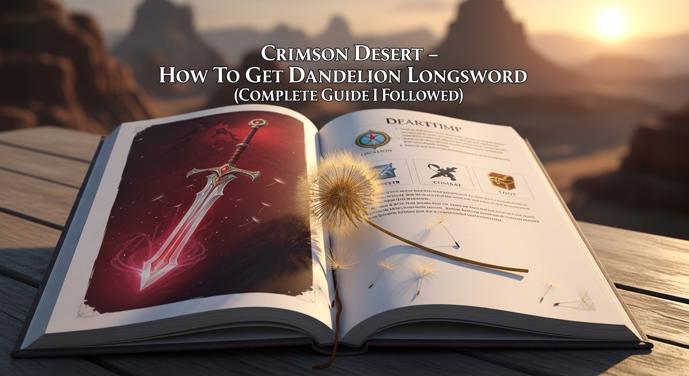 How To Get Dandelion Longsword
